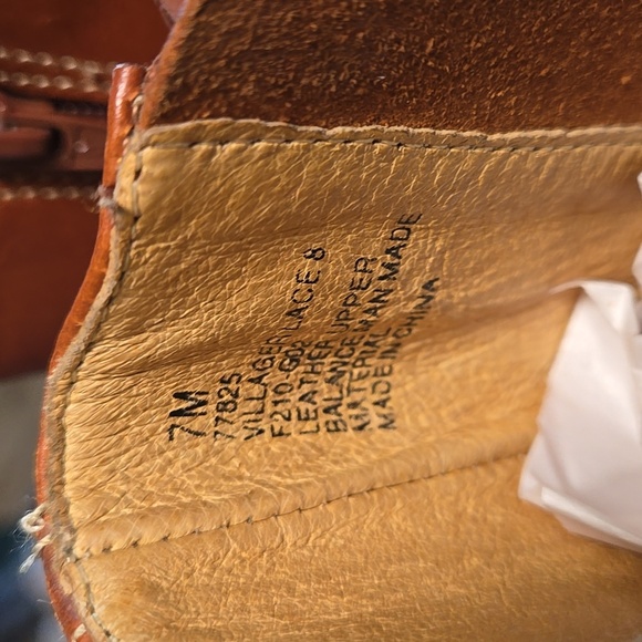 Y2K Frye Villager Lace Ups Size 7  Zip Closure Platform Perfection 3 Inch Heel - Picture 10 of 11